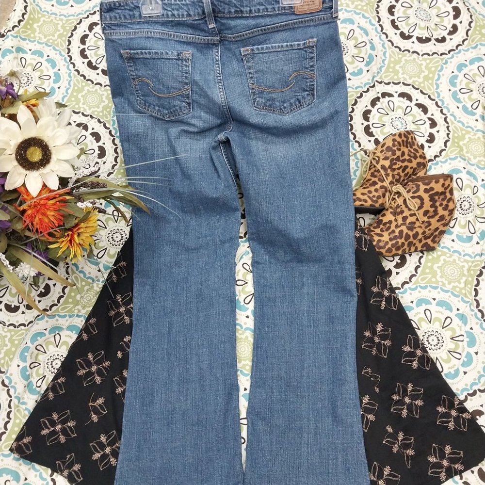 2604 Size 14m Levi's Signature Stretch Upcycled Bell-Bottoms - Picture 3 of 5
